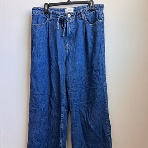 Frame Denim Blue Drawstring Pants